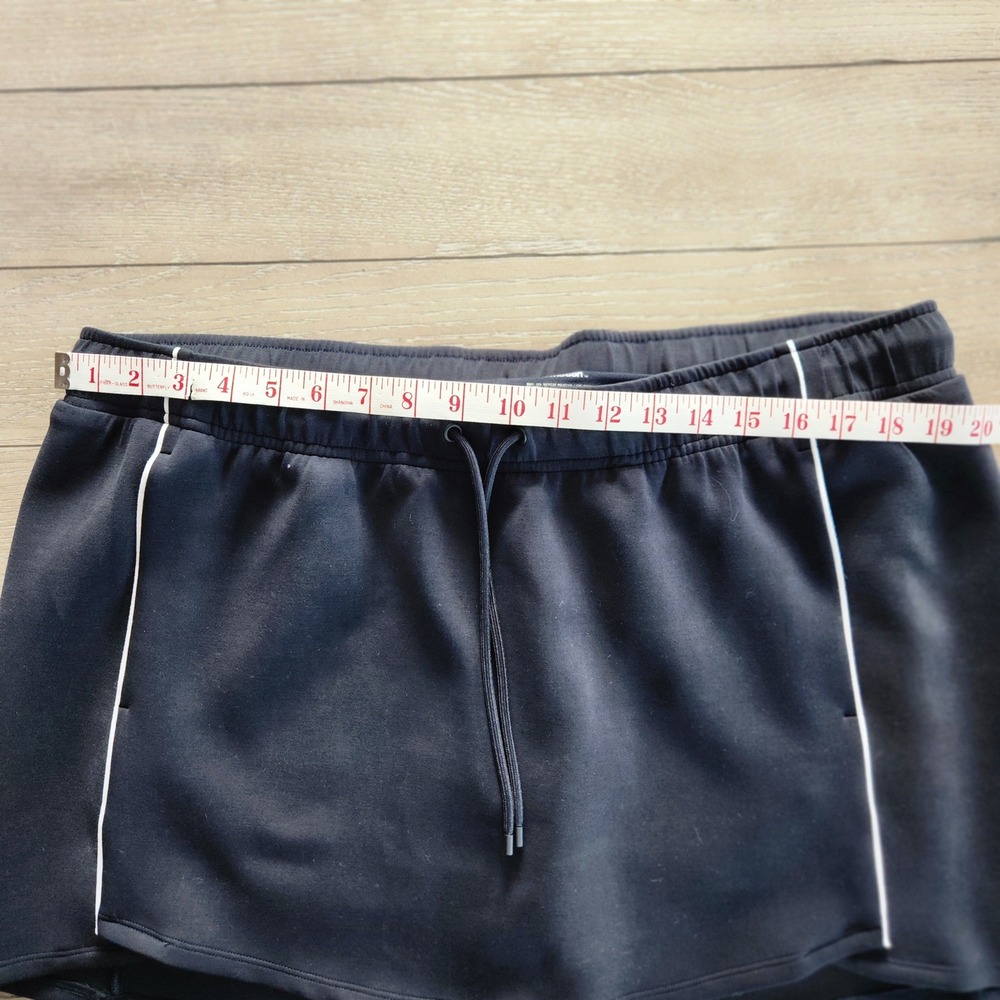 All In Motion XXL Black Athletic Skort Women's Drawstring Pockets White Trim - Picture 6 of 7
